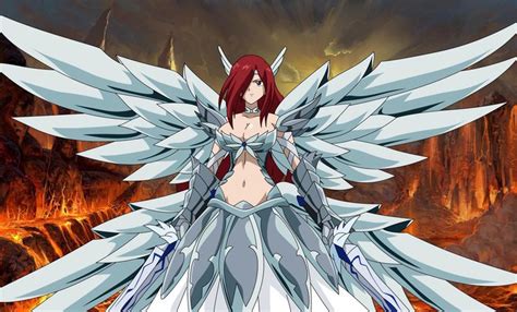 Erza Scarlet Heavens Wheel Armor Fairy Tail Anime Fairy Tail Images