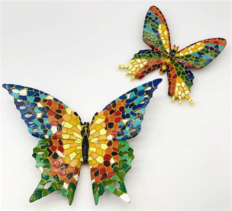 Mosaic Butterfly Sproutwell Decor