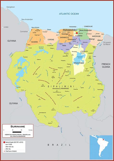 Suriname is one of nearly 200 countries illustrated on our blue ocean laminated map of the world. Cheap Suriname On The Map, find Suriname On The Map deals ...