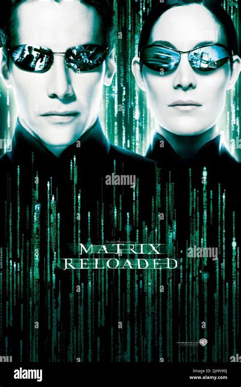 Keanu Reeves Carrie Anne Moss The Matrix Reloaded 2003 Fotografía De