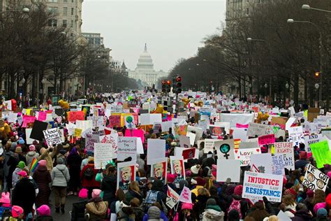 Thousands Attend Womens March 2020 Saturday Morning At Freedom Plaza