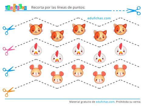 Fichas Con Dibujos Para Recortar Cuadernos Para Ni Os