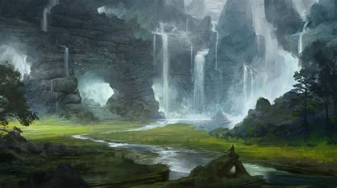 Caves By Sebastianwagner On Deviantart Fantasy Landscape Fantasy Art