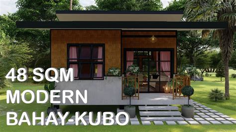 48 Sqm Modern Bahay Kubo Konsepto Designs Youtube