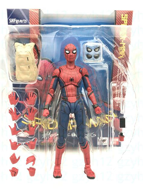 Shfiguarts Spiderman Homecoming Action Figure 150mm Shf Anime Spider