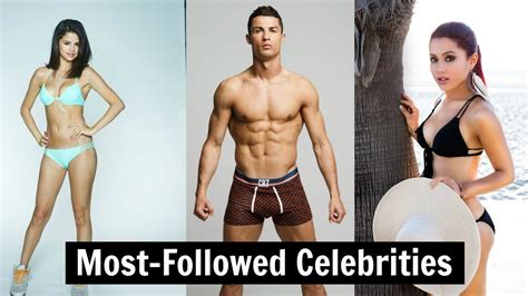 top 10 most followed celebrities on instagram 2017 youtube
