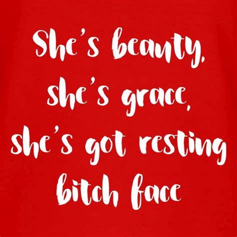 Resting Bitch Face V Neck T Shirt By CharGrilled