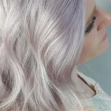 Pastel Purple Lilac Platinum Blonde Hair From Saab Salon Spa Formula