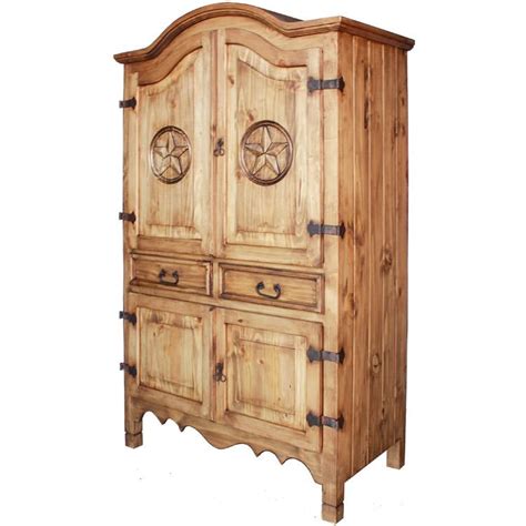 Rustic Pine Collection Texas Armoire Arm512