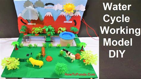 Water Cycle Working Model Using Dc Pump Science Project Diy At Home
