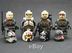 Amazing custom figures, ever since i saw the star wars arc, i have been wanting the bad batch in lego, i have just ordered v2, and i have v1 for. Custom Star Wars Minifigures Bad Batch Clone Trooper On ...