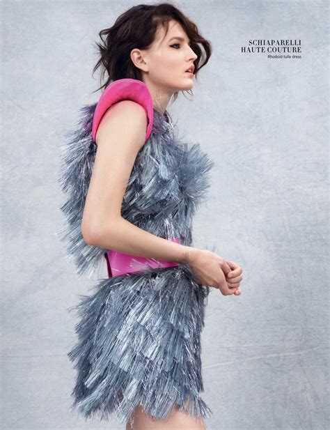 Katlin Aas Models Elegant Haute Couture Looks For Harpers Bazaar