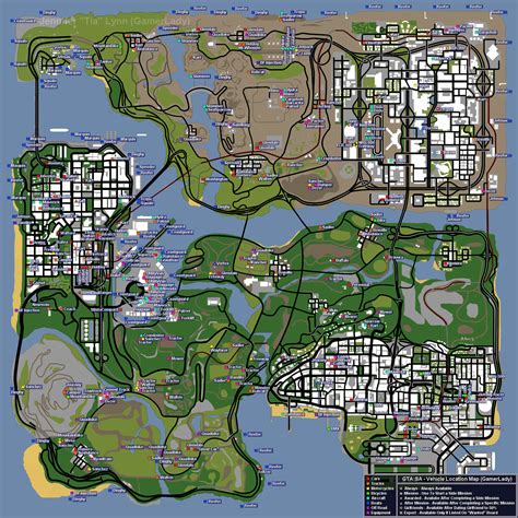Want to know the All location in Grand Theft Auto San Andreas? | San andreas, San andreas gta, Gta