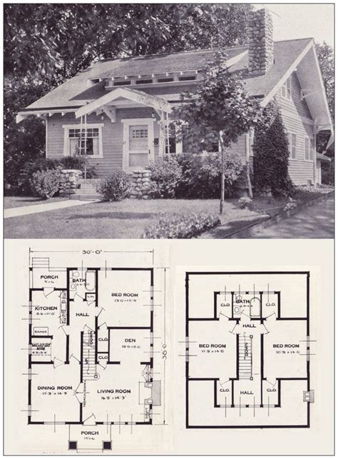 Pin By David Lyday On House Vintage House Plans Craftsman Style