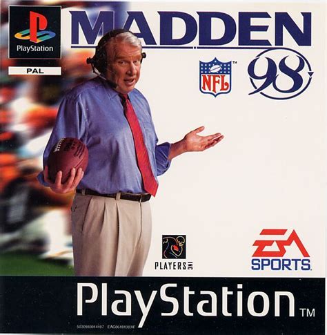 Madden Nfl 98 1997 Playstation Box Cover Art Mobygames