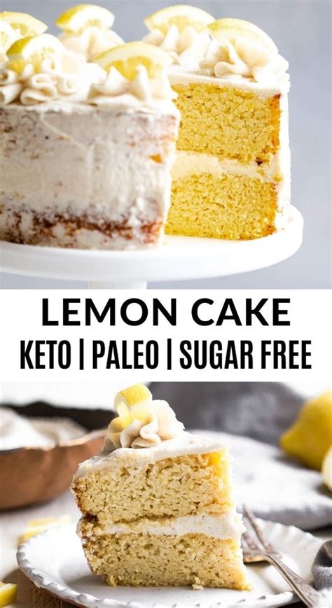 How to make dairy free sugar cookies. Sugar Free Lemon Cake (Dairy Free, Paleo and Keto! (With images) | Sugar free lemon cake, Lemon ...