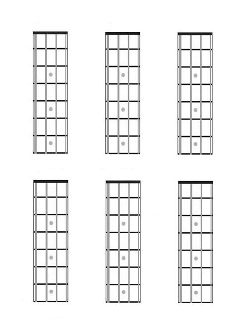 Printable Bass Guitar Fretboard Chart Guitar