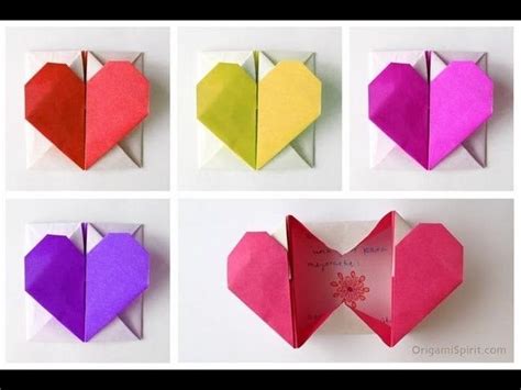 Tutorial Origami Heart Box Corazón En Origami Origami Design Diy