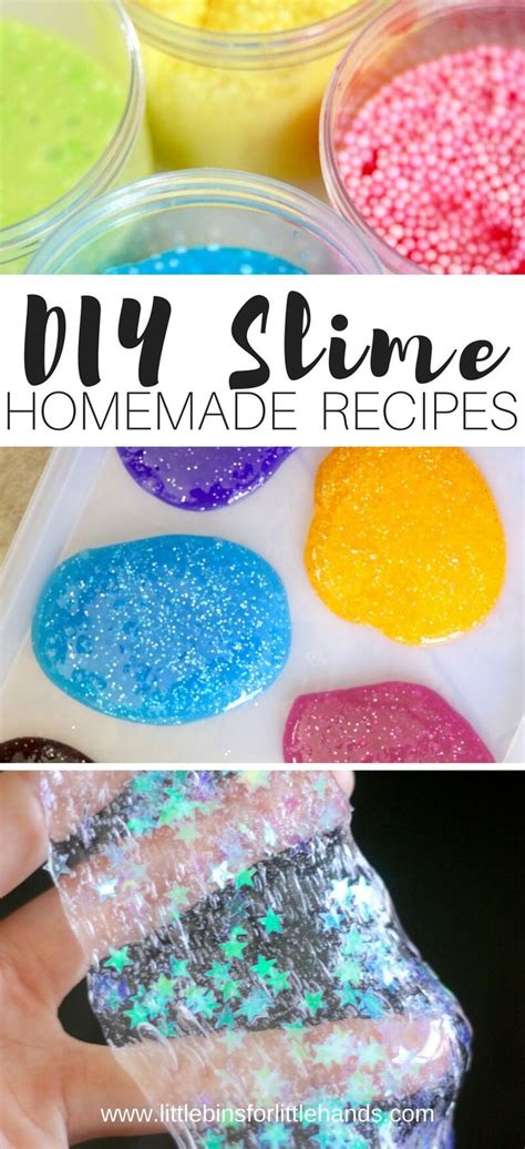 The Best Slime Recipes Step By Step Little Bins For Little Hands