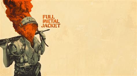 Full Metal Jacket Illustration By Oliver Barrett 1920×1080 Hd