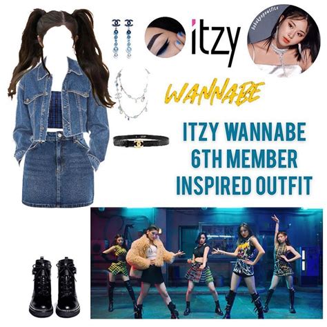 Kpop в Instagram Itzy Wannabe 6th Member Inspired Outfit 🦋 ︎ ︎ ︎ ︎