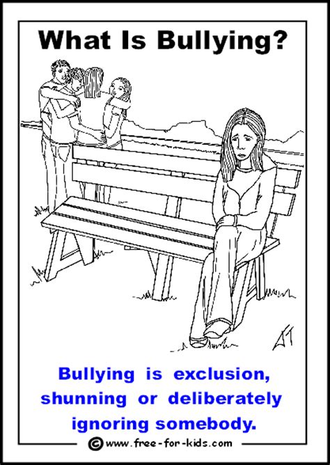 Jacko dropped to the ground and woofed. Printable Anti-Bullying Colouring Sheets (page 1 of 2 ...