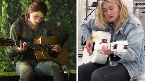 The Last Of Us 2 Ashley Johnson Take On Me Cover Irl Youtube