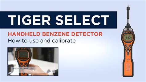 How To Use The Tiger Select Portable Benzene Detector Youtube