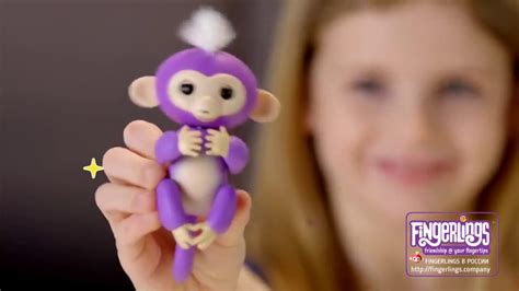 Интерактивные обезьянки Fingerlings Youtube