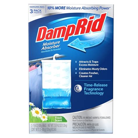 Damprid Fresh Scent Hanging Moisture Absorber 3 Pack