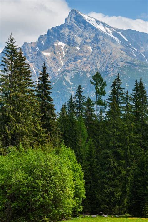 Krivan Mountain High Tatras Slovakia Stock Image Image Of Scenic