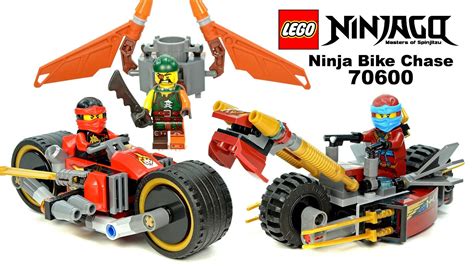 Lego Ninjago 70600 Ninja Bike Chase W Kai Nya And Sqiffy Speed Build