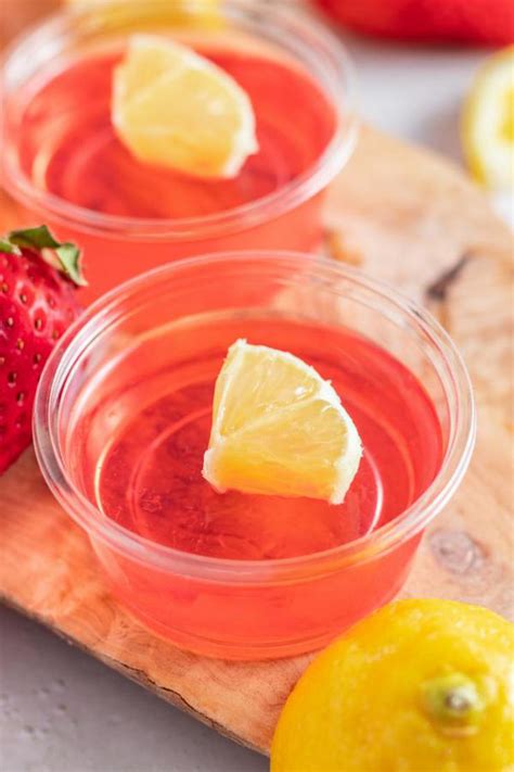 Strawberry Lemonade Jello Shots How To Make Jello Shots EASY BEST