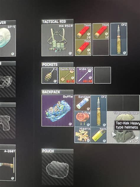 Scav loadout . Marked key 314 : r/Tarkov
