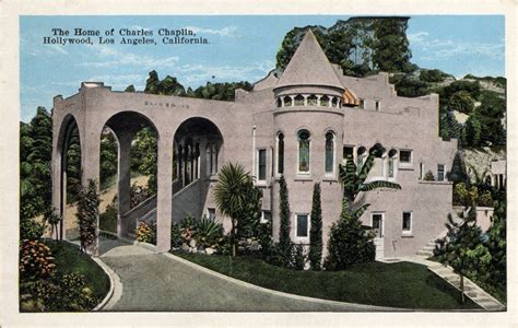 Old Hollywood Mansion Of Charles Chaplin