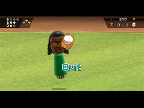 Elisa Practice Wii Sports Baseball YouTube