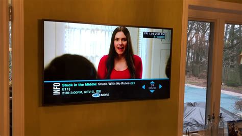 She & her designer had strict request. Samsung 43 inch Frame TV install - YouTube