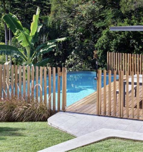 Fencing Around Pool In 2023 Pool Landscape Design Pool Fencing Landscaping Swimming Pools