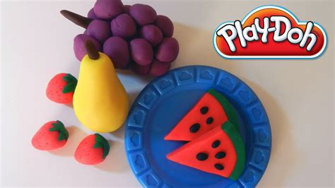 Play Doh Fruits How To Make Fruits With Playdough Youtube