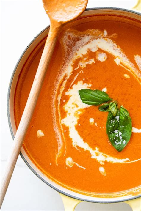 Easy Tomato Soup With Grilled Cheese Simply Delicious Easy Tomato