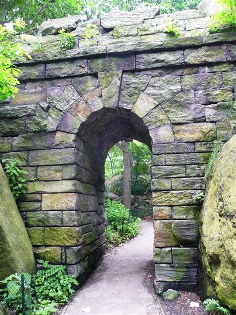 New York Ny Central Park ~ Ramble Stone Arch Although Ori Flickr