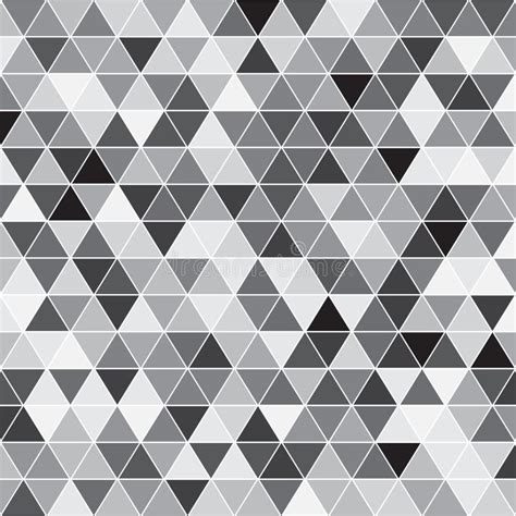 Seamless Triangle Geometric Pattern Background Stock Illustrations