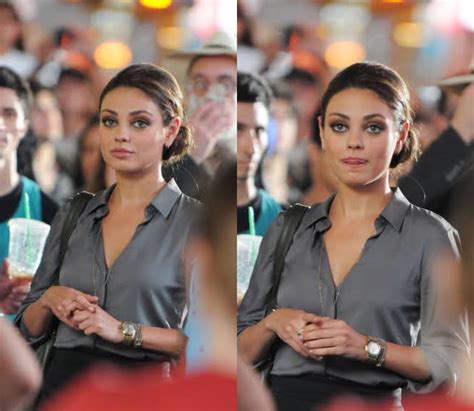 Mila Kunis On Set Blend In Character “jamie Rellis” Friends With Benefits Filming New York
