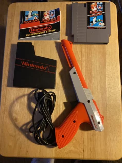 Orange Nintendo Nes Zapper Light Gunsuper Mario Brosduck Hunt Game