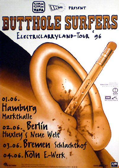 Butthole Surfers Postertreasures Com Your St Stop For Original Concert And Movie Posters