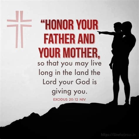 Honor Your Father I Live For Jesus