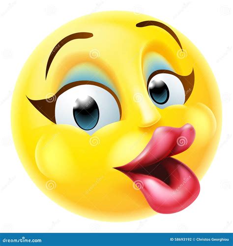 Beautiful Woman Emoji Cartoon Female Emoticon Icon 58693192 1300×