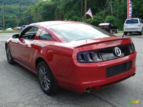 Red Candy Metallic 2013 Ford Mustang V6 Mustang Club Of America Edition