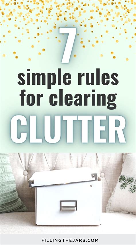 7 Rules For Decluttering And How To Decide What To Keep Declutter