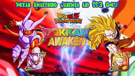 Dragon ball z dokkan battle: Dokkan Awakening Janemba and SS3 Goku! - DBZ Dokkan Battle - YouTube